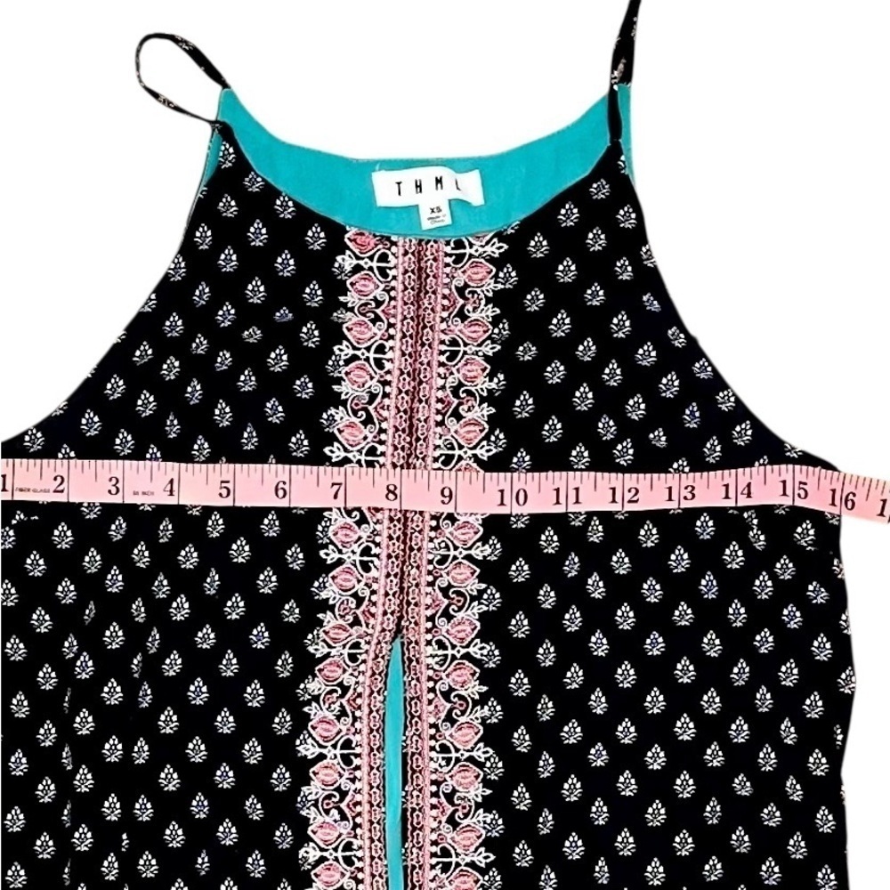 THML Embroidered Halter Blouse Size XS - Picture 11 of 12
